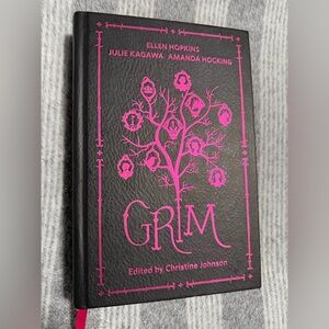 GRIM anthology book. The book is a collection of seventeen short stories